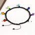 Jewever 7 Chakra Anklet Bracelet for Women Healing Bracelet with Real Stones Beach Foot Yoga Meditation Balance Healing Jewelry Anxiety Relief Adj...