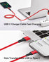 USB A to USB C Cable 3.3ft+10ft (Red), 10Gbps Data Transfer and 60W 3A Fast Charging Cable, USB C 3.1/3.2 Cable for Samsung Galaxy S22 S21 S20 S10...