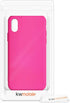 kwmobile Case Compatible with Apple iPhone Xs Case - Slim Protective TPU Silicone Phone Cover - Neon Pink...