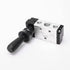 JIUWU 4H210-085 Way Pneumatic Air Hand Lever Operated Valve Solenoid Valve Port 1/4 Inches Manual Control Valves...