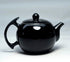Porcelain Teapot, 10oz Small Tea Pot Xishi Chinese Gongfu Tea Set Ceramic Kettle Black (Teapot)...
