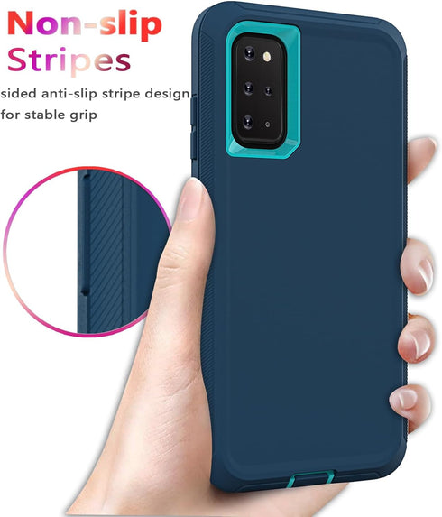 for Samsung Galaxy S20 Plus Case, Shockproof Dropproof Galaxy S20 Plus Case, Heavy Duty Protective for Samsung S20 Plus Case 6.7 Inch (Turquoise)...