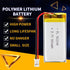 3.7V 500mAh 502248 Lipo battery Rechargeable Lithium Polymer ion Battery Pack with PH2.0mm JST Connector...