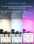 meross Smart Light Bulb, Smart WiFi LED Bulbs Works with Alexa, Google Home, Dimmable E26 Multicolor 2700K-6500K RGBWW, 810 Lumens 60W Equivalent,...