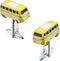 Yellow Bus Cuff links For Men With Gift Box....