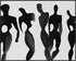 Posterizer 1 pcs-strange shadow figures-Abstract & Modern Art-Fantasy & Fiction Art-Gift for Art Lovers-Living Room Bedroom Decor- UNFRAMED Wall A...