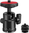 Universal 1/4" Swivel Mini Ball Head Screw Tripod Mount with Hot Shoe Mount, EszkozTA 360° Panoramic Rotating Mount Base Adapter for DSLR Cameras ...