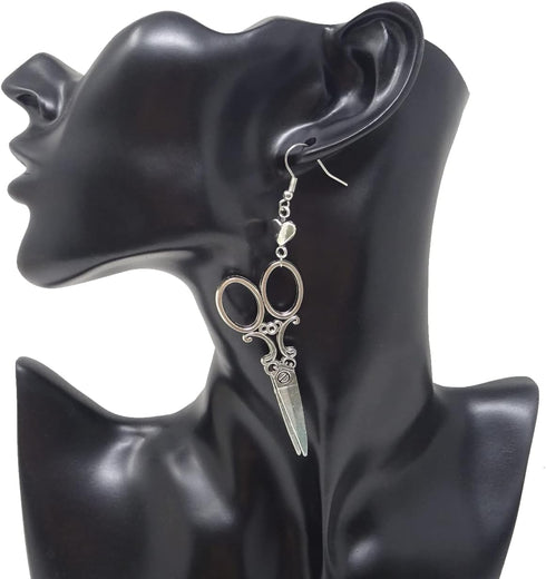 Honbay Gothic Scissors Dangle Drop Earrings Fashion Punk Earrings...