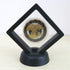 Set of 2 Challenge Coins Display Stand, 3D Floating Clear Case, Jewelry, Specimen, Military Medal Holder Frame...