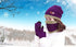 HINDAWI Winter Hat Scarf Gloves Slouchy Beanie Snow Knit Skull Cap Touch Screen Mittens Circle Scarves for Women Men...