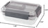 SnapLock by Progressive Bento-To-Go Container - Gray, SNL-1021GY Easy-To-Open, Leak-Proof Silicone Seal, Snap-Off Lid, Stackable, BPA FREE...