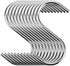 20 PCS S Hooks, Stainless Steel S Hooks for Hanging Kitchenware, Professional S Shaped Hooks for Hanging Pots, Pans, Cups, Plants, Bags, Jeans, To...