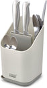 Joseph Joseph Duo Kitchen Sink Cutlery Drainer with Knife Slot, Kitchen Sink Drying Rack Cutlery Organizer, Grey...