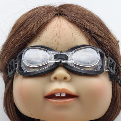 Toyvian 4Pcs Dollhouse Swim Goggle Miniature Swimming Goggles Mini Swim Glasses Water Goggles Doll Accessories Gifts for Kids Girls Boys...