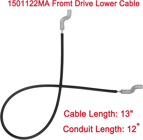1501122MA Snow Thrower Clutch Drive Cable for Snow Throwers 1501122 313449MA...