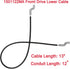1501122MA Snow Thrower Clutch Drive Cable for Snow Throwers 1501122 313449MA...