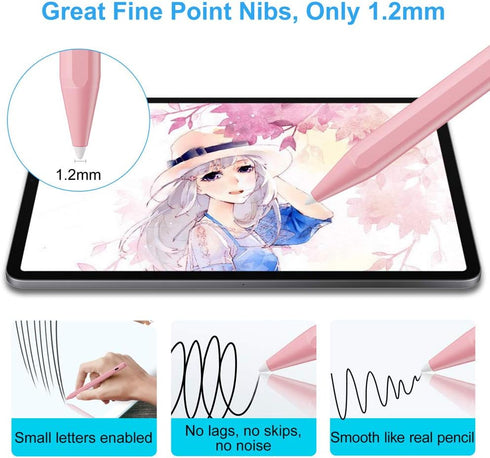 Stylus Pen for iPad(2022-2018) with Palm Rejection, FOJOJO Active Pencil Compatible with Apple iPad 10th/9th/8th/7th/6th Gen, iPad Air 5th/4th/3rd...