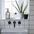 JASAI 18 Oz Vertical Stripes Kitchen Soap Dispenser with 304 Rust Proof Stainless Steel Pump, Refillable Liquid Soap Dispenser for Bathroom, Kitch...