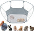 Small Animals Tent,Reptiles Cage,Breathable Transparent Pet Playpen Pop Open Outdoor/Indoor Exercise Fence,Portable Yard Fence (Grey)...