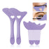 Eyeliner Stencils 4Pcs Reusable Silicone Eyeliner Aid Mascara Shield Eyeliner Eyelash Eyeshadow Lipstick Applicator Guide Tool Multifunctional Eye...
