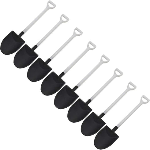 Novelty Disposable Plastic Shovel Shape Dessert Spoon, Set of 50...