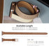 Bestig Bands Compatible with Apple Watch Band 40mm 41mm 38mm 42mm(Series 10) Women Men, Genuine Leather Double Tour Designed Slim Thin Strap for i...