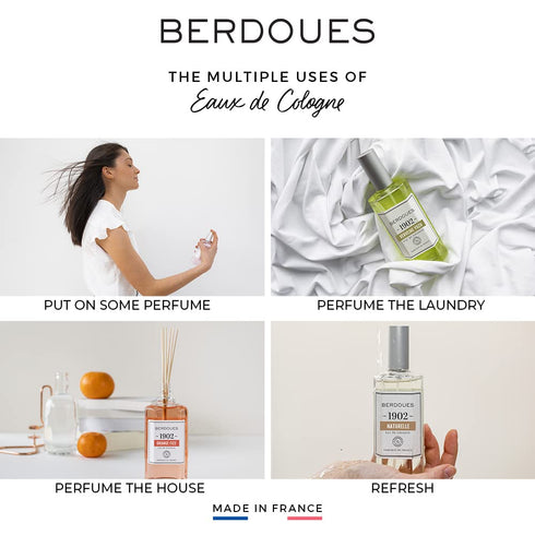 1902 Eau de Cologne Floral Scent Made in France | Lavender Spray Fragrance for and Men Women with & Luxury Unisex Perfume Premium Quality Ingredie...