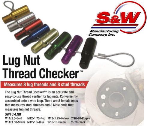 Lug Nut & Wheel Stud Thread Checker...