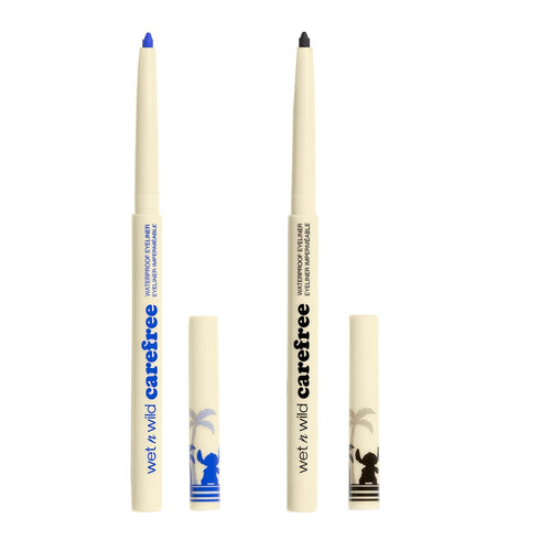 wet n wild Disney Lilo And Stitch Carefree Waterproof Eyeliner 2-Piece Set, Black And Blue, 16-Hour Wear...
