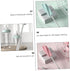 ibasenice 2 Pack Silicone Bottle Brush Set Baby Bottle Cleaner Brush and Pacifier Scrubbing Brush Milk Bottle Cleaning Brush and Cup Feeding Bottl...