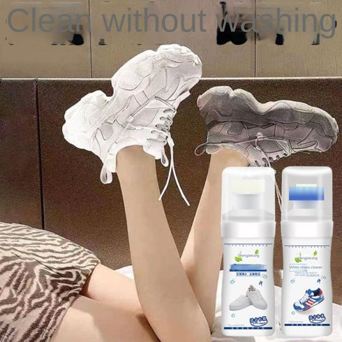 Shoe Cleaner+Shoe Whitener, Sneaker Cleaner, Brush-Shoe Cleaning Kit...