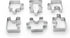 Fox Run Cookie Cutter Set, Puzzle Pieces Cookie Cutter Set...