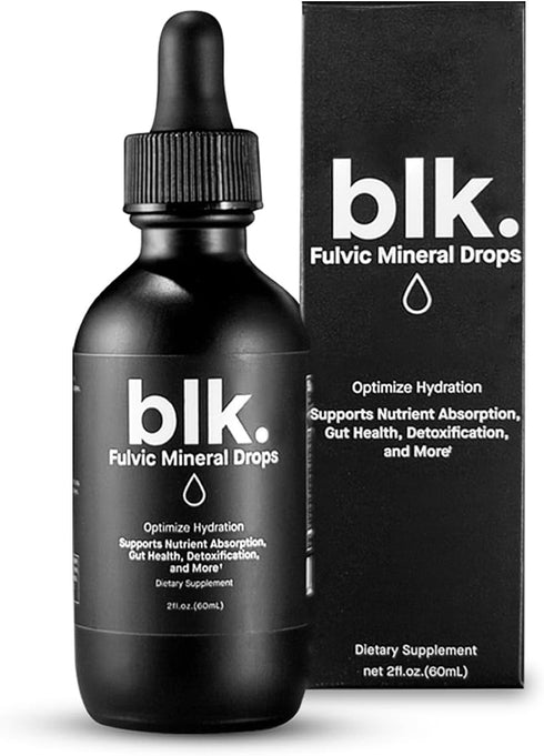 blk. PH 8+ Natural Mineral Alkaline Water Drops Electrolyte Infused with Fulvic and Amino Acids, Zero Sugar, 2oz....