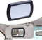 1 PC Car Visor Makeup Mirror with Clip, 6.65In x 4.33In Portable Durable Glass ABS Vehicle Sun-Shading Mirror, Universal Waterproof Automotive Rea...