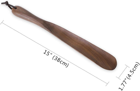 muso wood Shoe Horn Long Handle for Seniors,Wooden Shoehorn for Men, Women, Kids,Pregnancy...