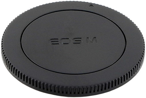 2 Pack Rear Lens Cap and Camera Body Cap Cover Kit for Canon EOS M200 M100 M50 M50 Mark II M10 M5 M6 M6 Mark II M3 M2 M and More EF-M Mount Mirror...