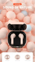 DE Earbud Headphones - Bluetooth 5.3 - Surround Sound HiFi - 6 Hours Use Time - ENC Noise Reduction - Low Delay 55 ms - Waterproof IPX-5 - HD Voic...