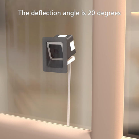 Angled Window Mount for Wyze Cam V4, Tilts 20 Degrees in All Directions, Through Window Use Cam v4, Easy Indoor Monitoring of Outdoor Areas (Black...
