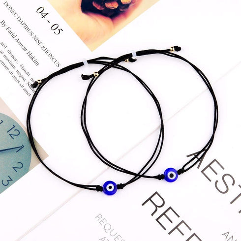 Evil Eye Bracelet for Women Good Luck String Bracelet Kabbalah Protection Friendship Wish Bracelet Jewelry for Girls Girlfriend Wife Mother Daught...