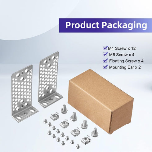 19" Rack Mount Kit for Cisco Switches 2960-X/2960-XR Series and 3650/3850 Series Universal Rack Ears...