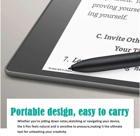 Stylus Pen Replacement for Kindle Scribe,4096 Pressure Sensitivity,Magnet Adsorption Pen for Kindle Scribe Digital Writing,Drawing,Support EMR Sys...