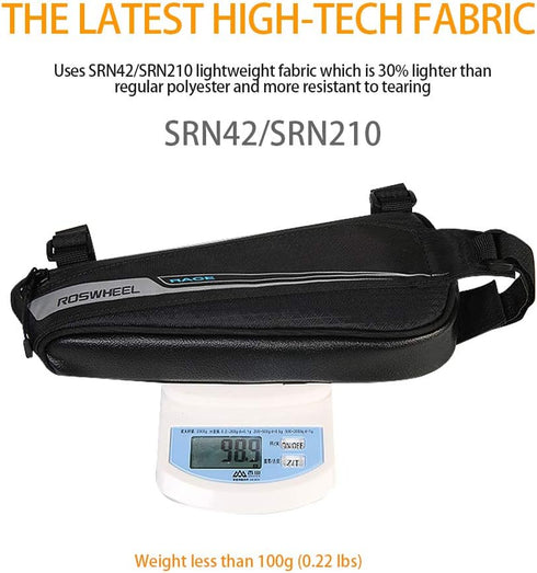 Roswheel Race Series 121444 Bike Frame Mounted Bag Bicycle Triangle Pouch Cycling Accessories Pack for Road Bike...