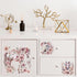 Rub on Transfer Decals for Furniture Crafts 6"x12", 3Pcs Waterproof UV Transfer Decals Sticker for Dresser, Glass, Porcelain, Paper, Wood, Decor(D...