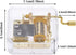 Pursuestar Happy Birthday Music Box, Clear Gold Hand Crank Musical Box for Mom/Dad/Daughter/Son - Unique Best Gifts for Christmas Wedding Mother's...