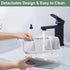 Marble Bathroom Countertop Organizer - Detachable 7 Slots Kids Electric Toothbrush and Toothpaste Holde Drainage for Bathroom Accessories Organiza...