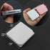 4PCS 5x4.5cm White and Pink Plastic Shower Curtain Clip Wind and Splash Clip Suitable for Fixing Shower Curtains and Bed Linen and Memo Pad...