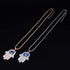 COLORFUL BLING 14K Gold Plated Evil Eye Hamsa Hand Pendant Necklace Set Crystal CZ for Women Men Protection Lucky Amulet Jewelry...