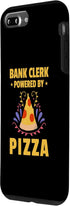 iPhone 7 Plus/8 Plus Bank Clerk Powered By Pizza Banker Finance Bookkeeper Bank Case...