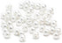 10mm Round White Pearl Buttons for Sewing, Shirts, Skirts, Wedding Dresses, Handmade Decorations, DIY Crafts (50pcs 10mm(0.394inch))...