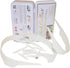Slick Collar Shirt Collar Support System set with 3 adjustable, 10 premium Collar Stays & a Durable tin Travel EDC Box in White...